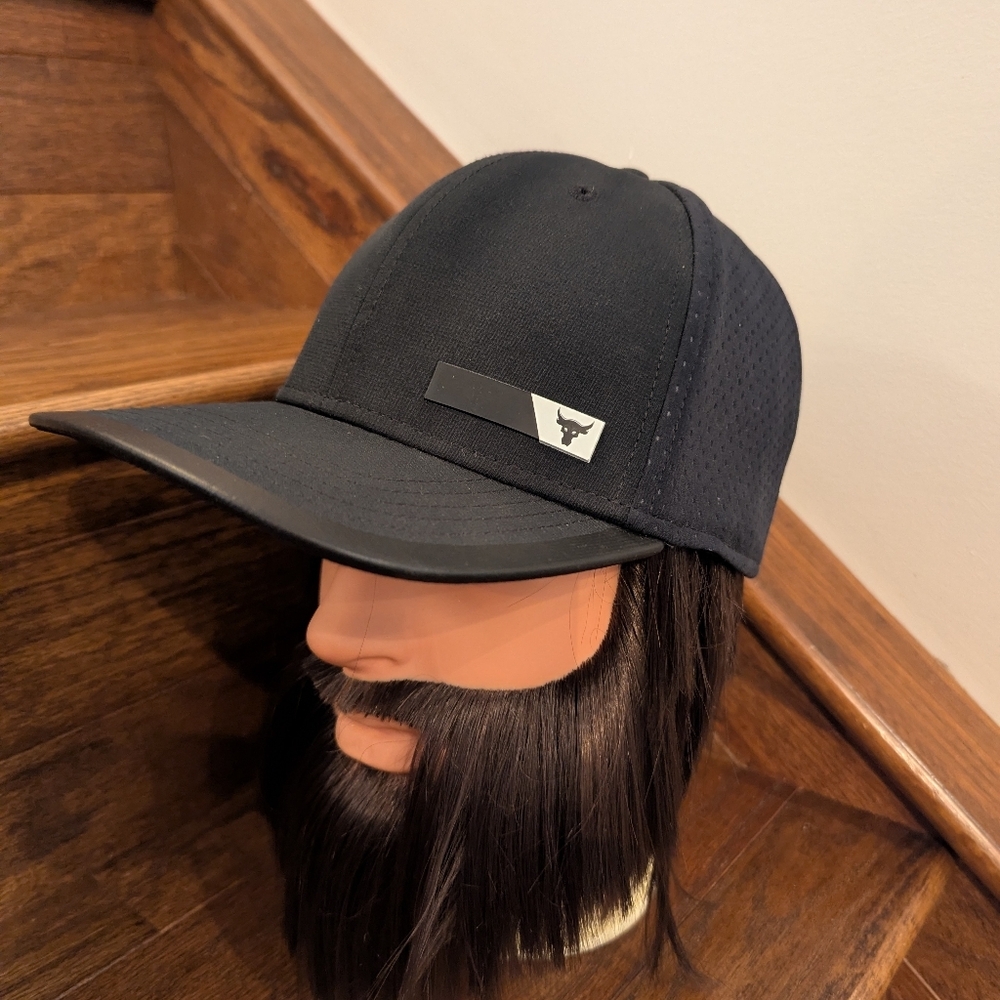 Under Armour UA Nobull Blood Sweat Respect Black snapback Hat Adult OS New